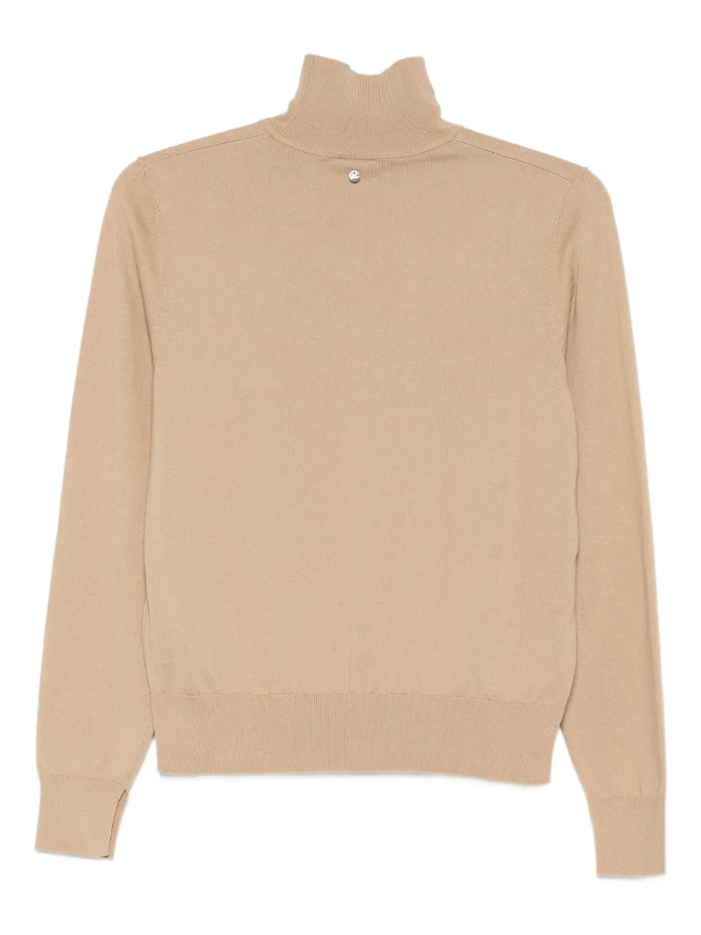 Hugo Boss Roll-neck Sweater In Neutral