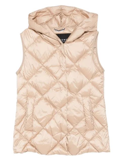 Max Mara hooded quilted gilet 