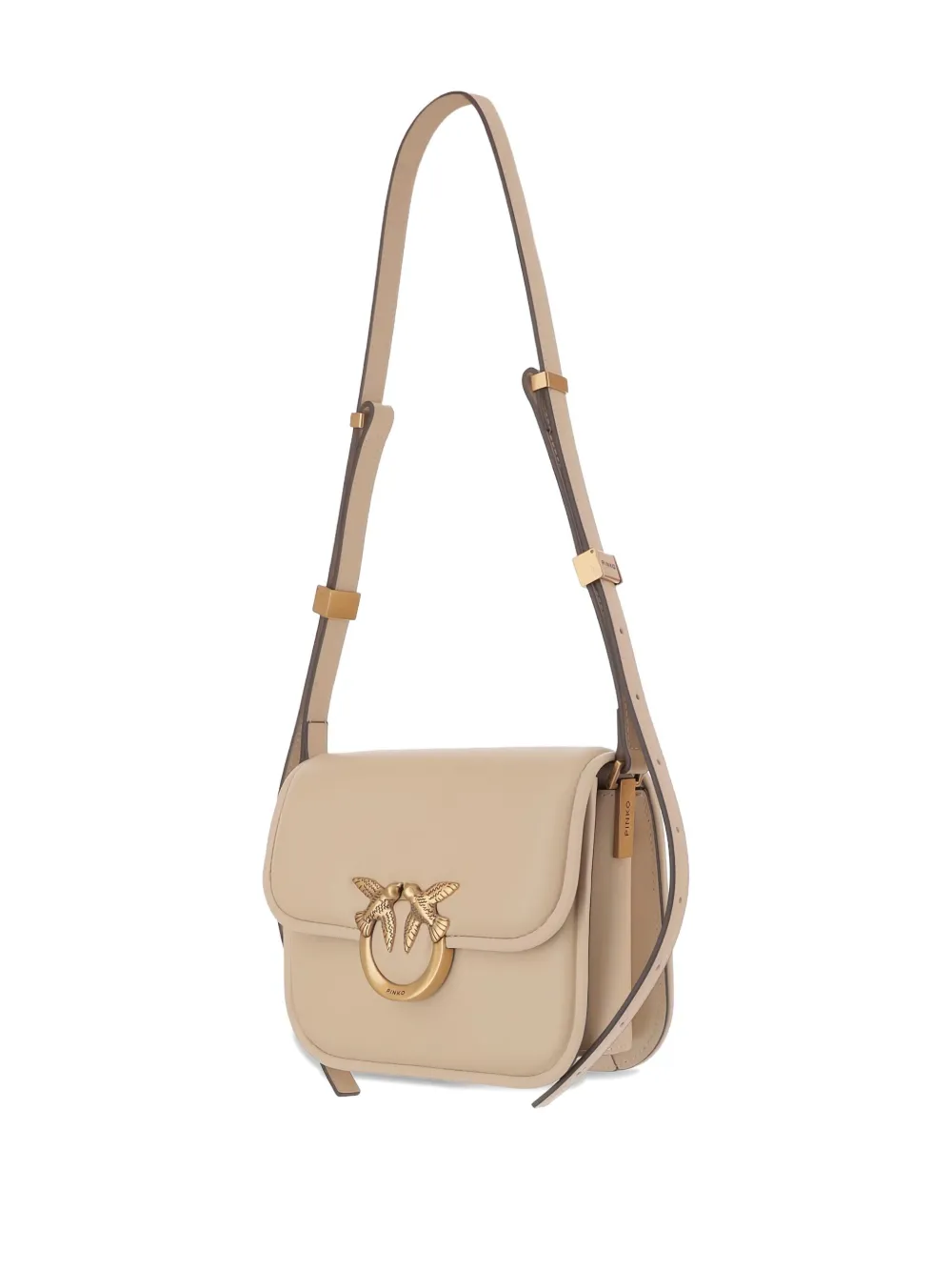 PINKO Love Birds schoudertas Beige