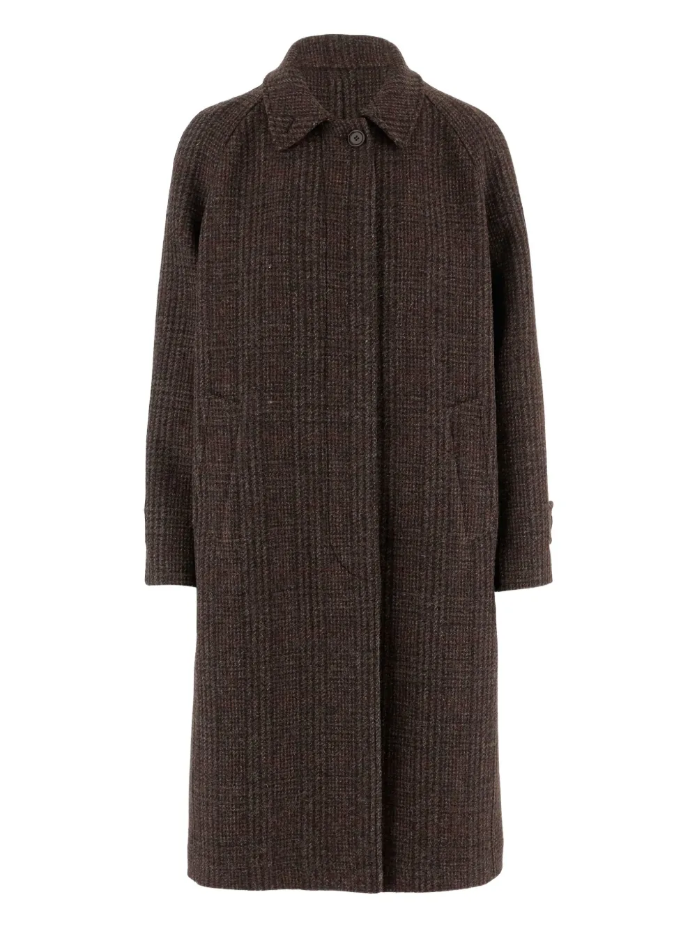 ASPESI checked wool coat | Brown | Image 1