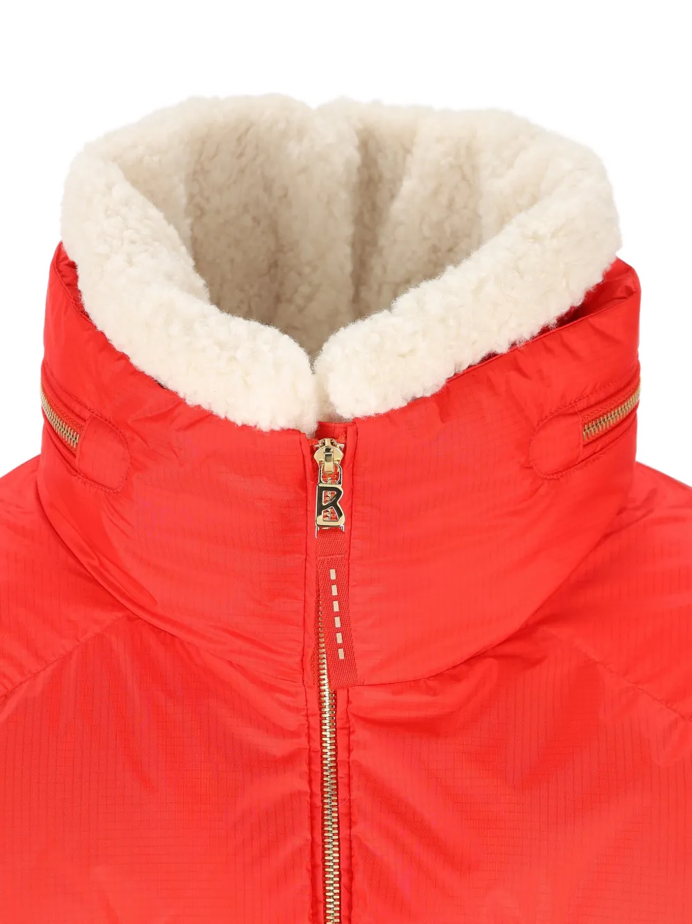 Bogner Chevron Padded Jacket In Red