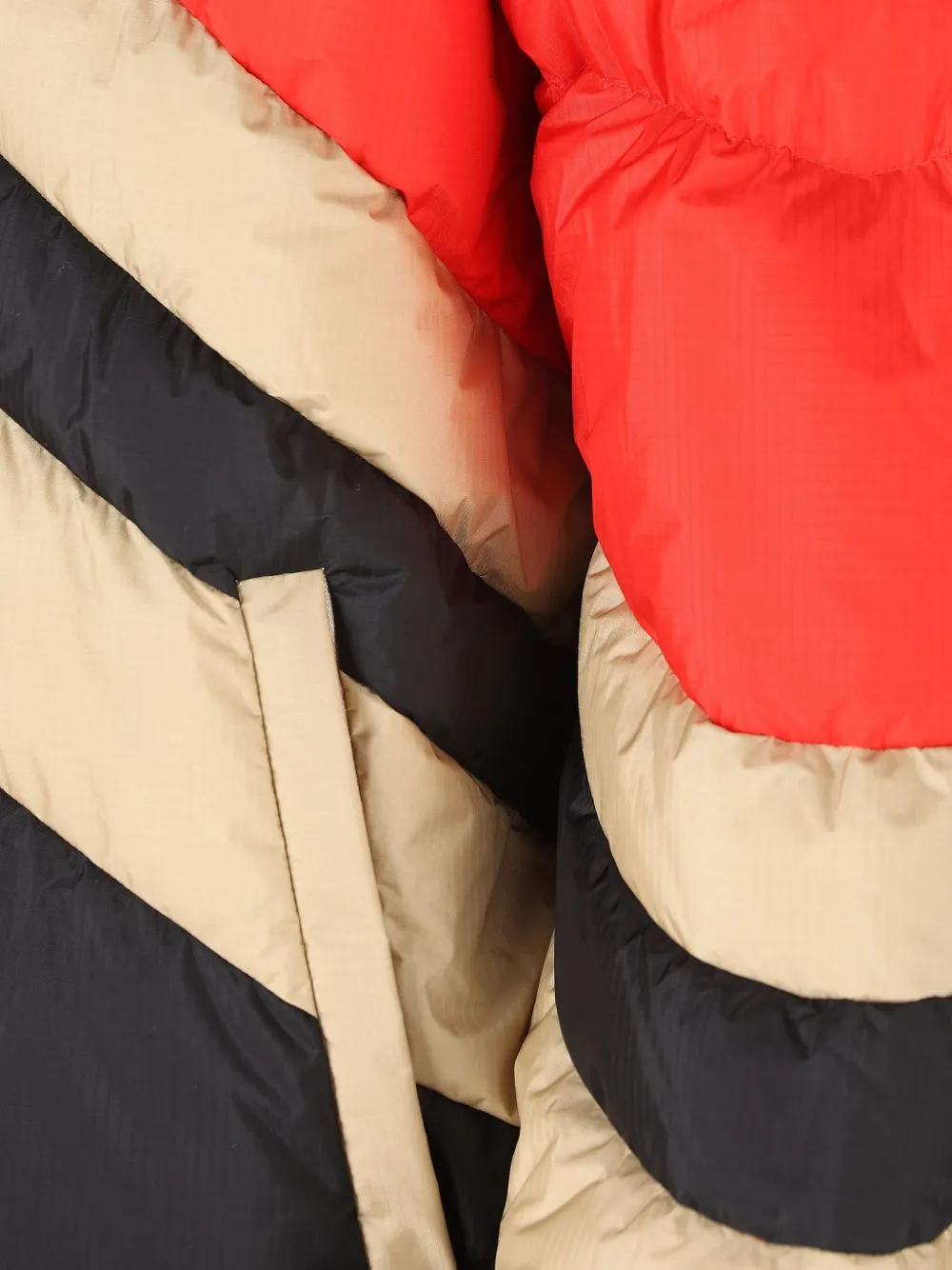 Bogner Chevron Padded Jacket In Red