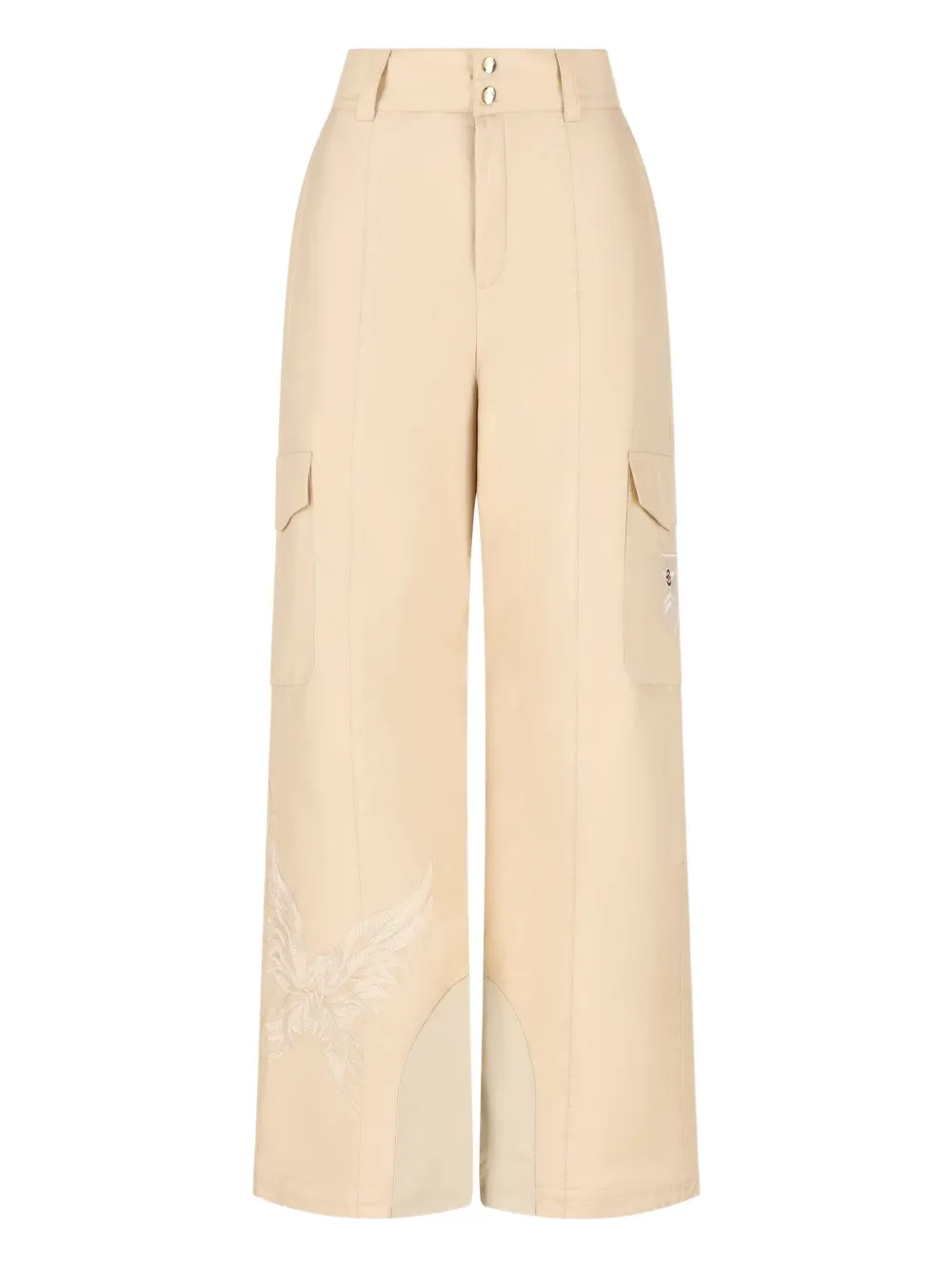 BOGNER high-waisted flared trousers | Neutrals | Image 1