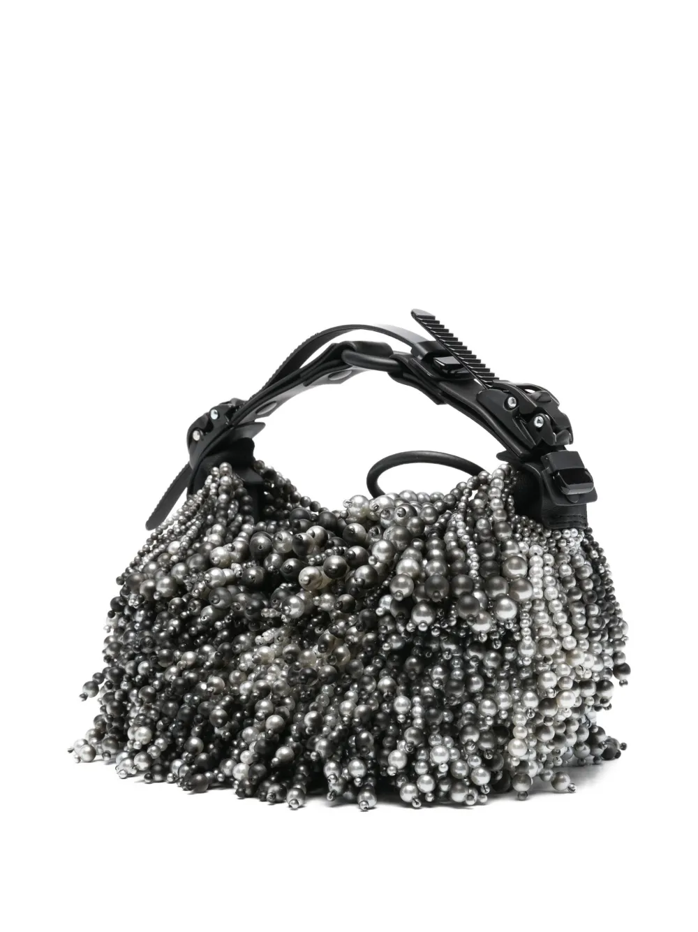 Innerraum pearl-embellished shoulder bag - Zwart