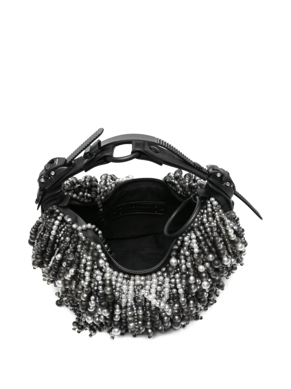 Innerraum Pearl-embellished Shoulder Bag In Black