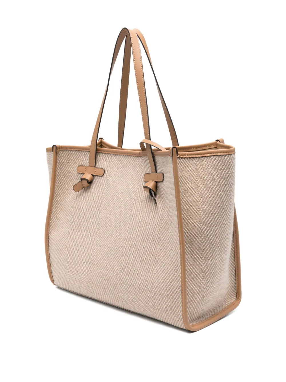 Gianni Chiarini Marcella Tote Bag In Neutral
