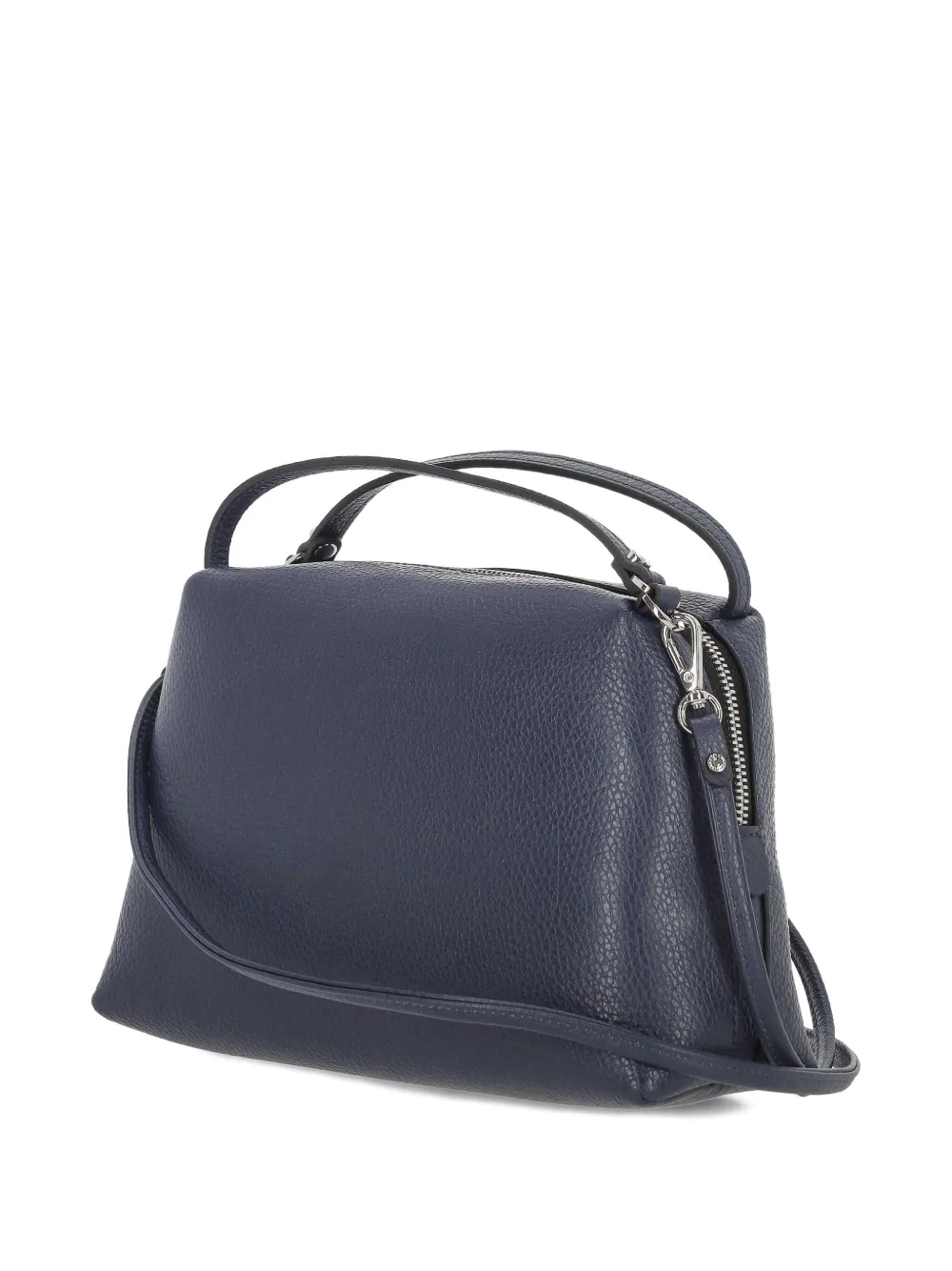 Gianni Chiarini Leather Tote Bag In Blue