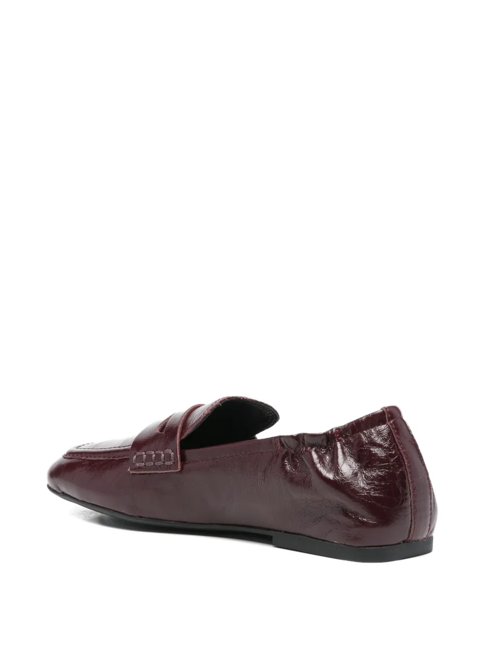 Ash Leren loafers Rood