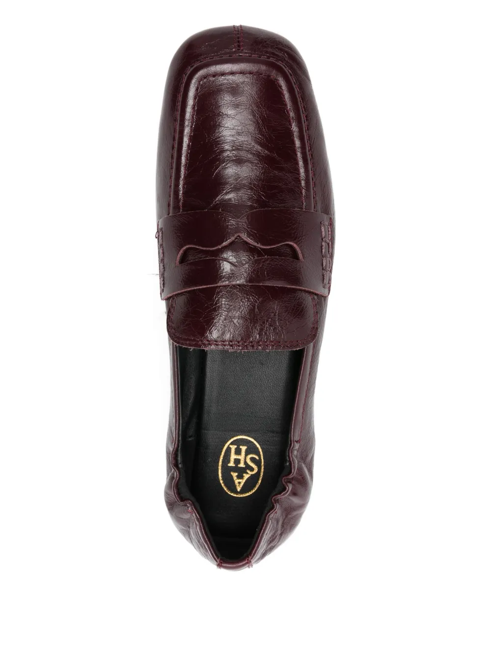 Ash Leren loafers Rood