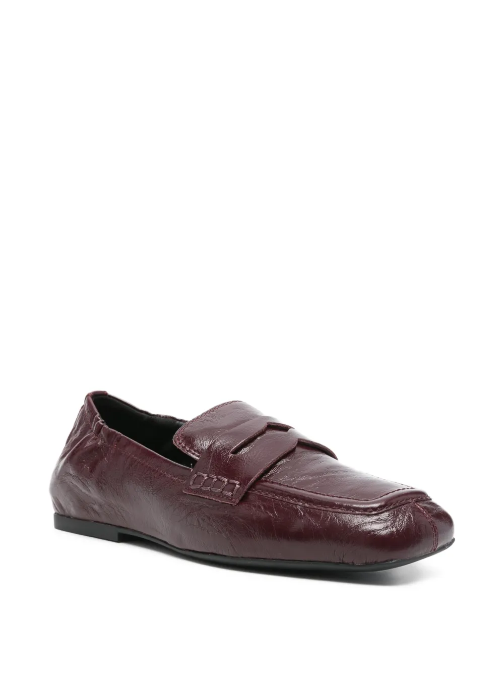 Ash Leren loafers Rood