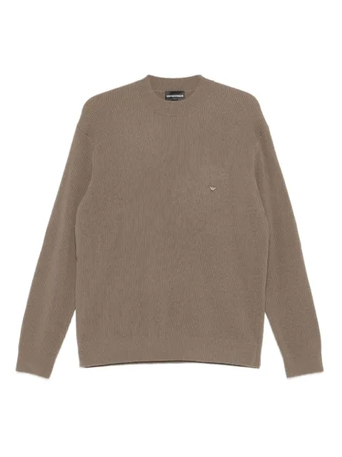 Emporio Armani suéter tejido de canalé