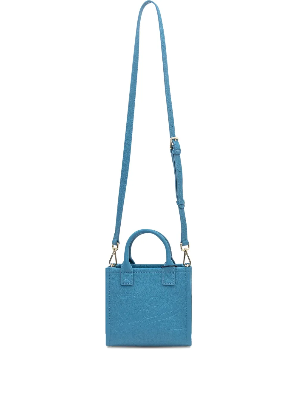 MC2 Saint Barth mini Vanity leather tote bag | Blue | Image 1