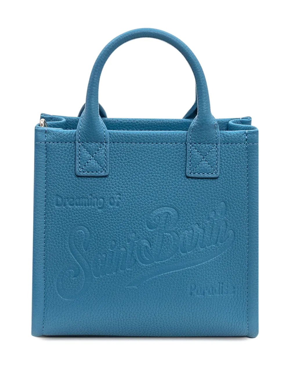 MC2 Saint Barth mini Vanity leather tote bag - Blauw
