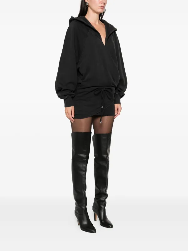 hooded mini dress Hooded Mini Dress by Daily Practice by Anthropologie in Grey, Size: XL