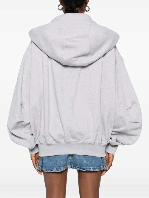 The Attico ジップアップ パーカー | グレー | FARFETCH JP