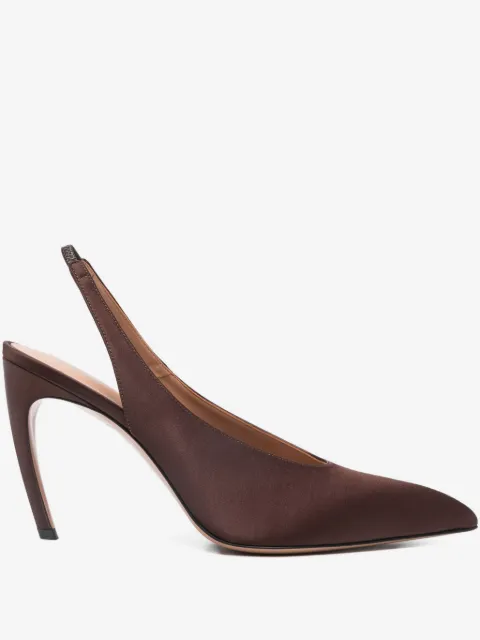 The Attico 95mm viper sling pumps