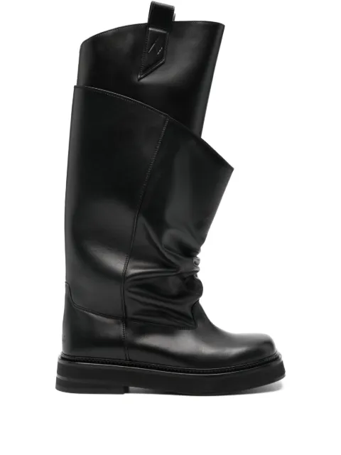 The Attico 35mm Passeggiata leather knee-high boots