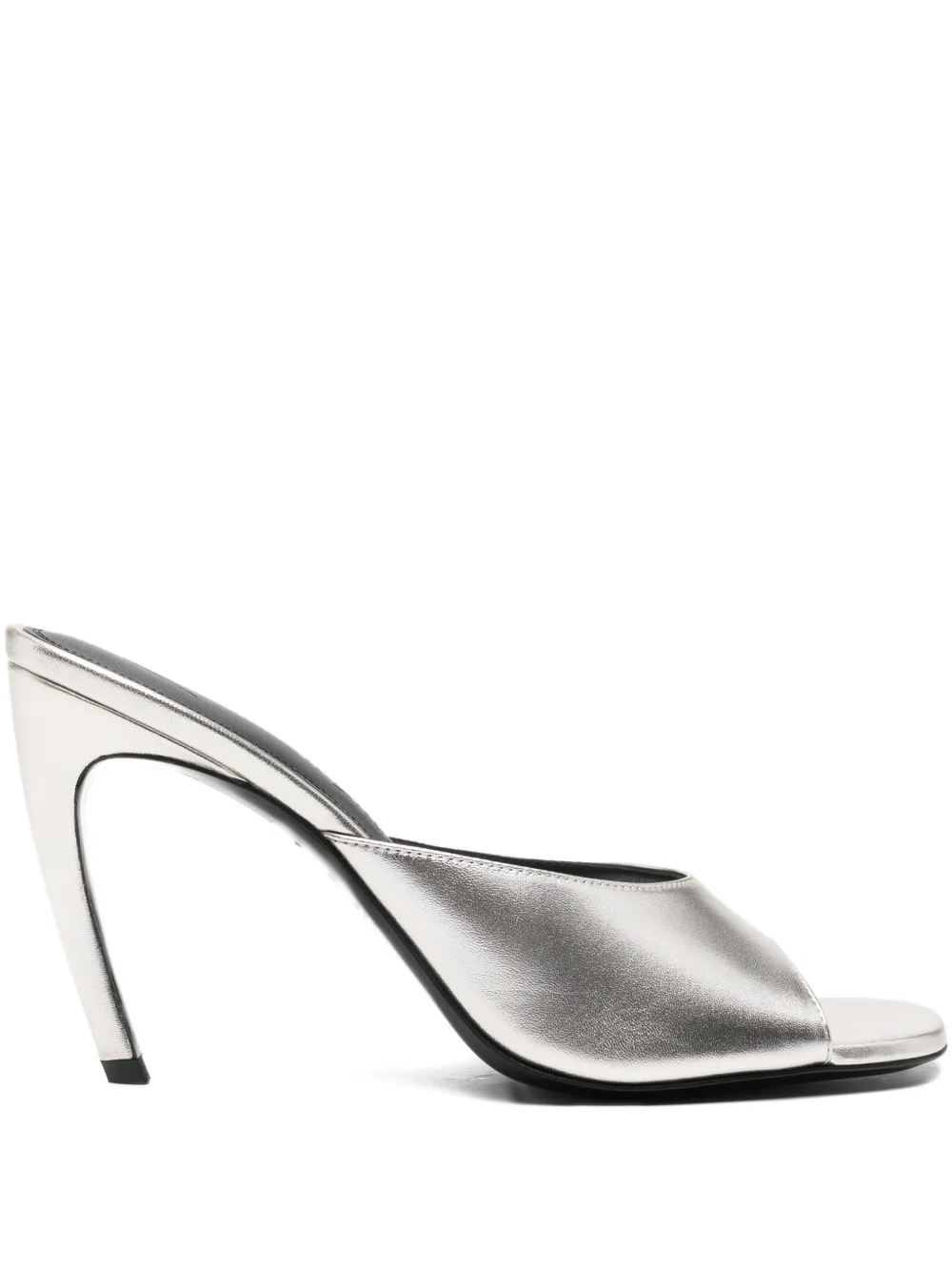 The Attico sandalias Betta con tacón de 100mm | plateado | Image 1