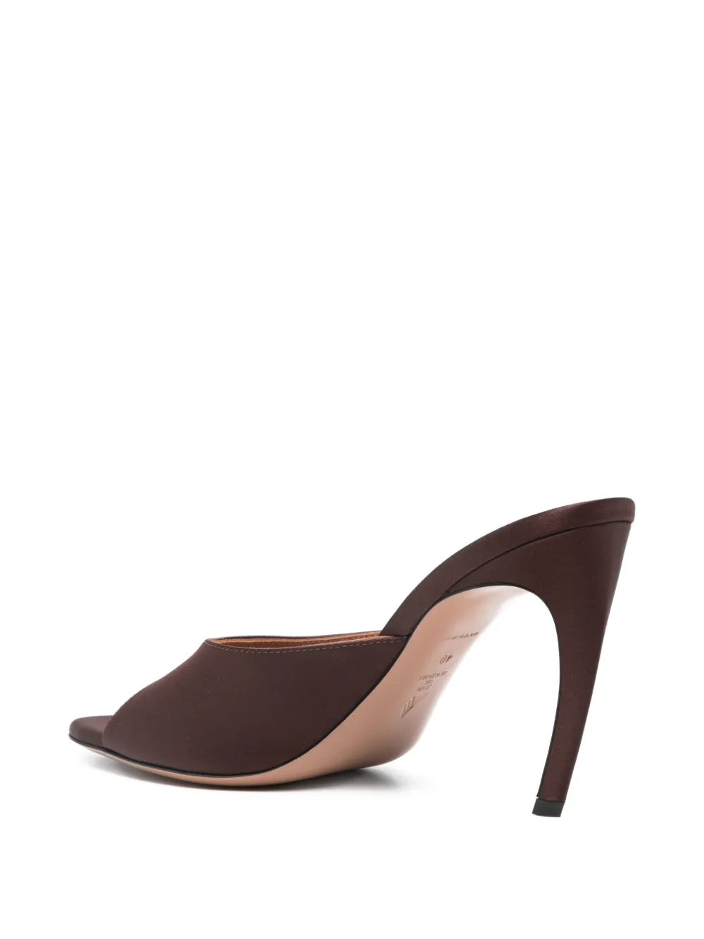 The Attico 95 mm Betta sandalen Bruin