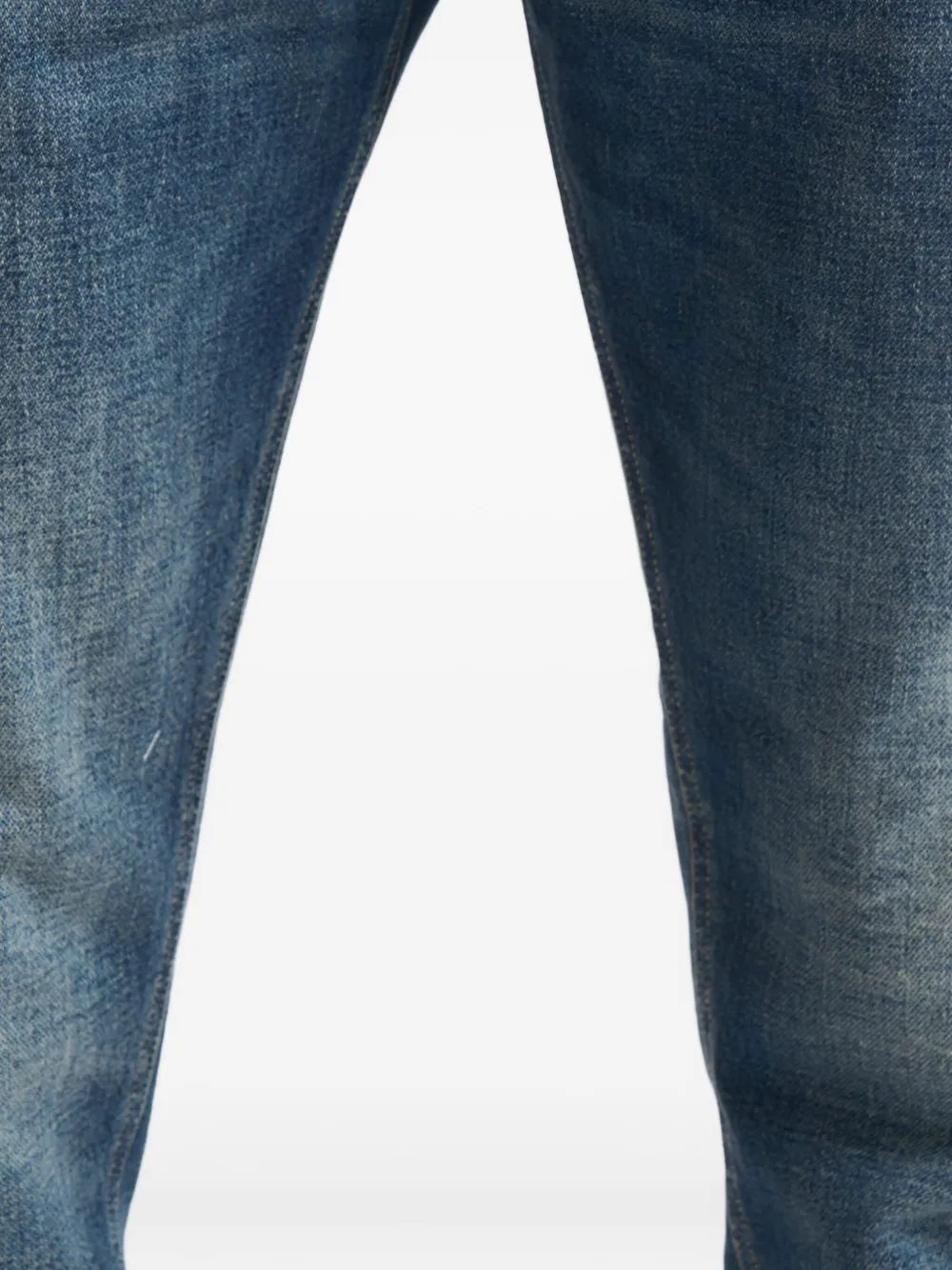 Dondup Logo-print Jeans In Blue