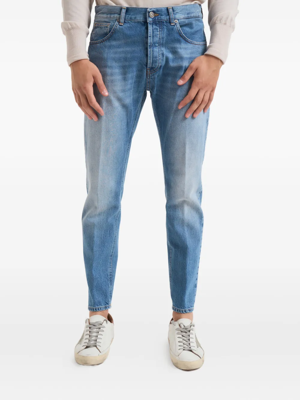 DONDUP logo-print jeans | Blue | Image 1