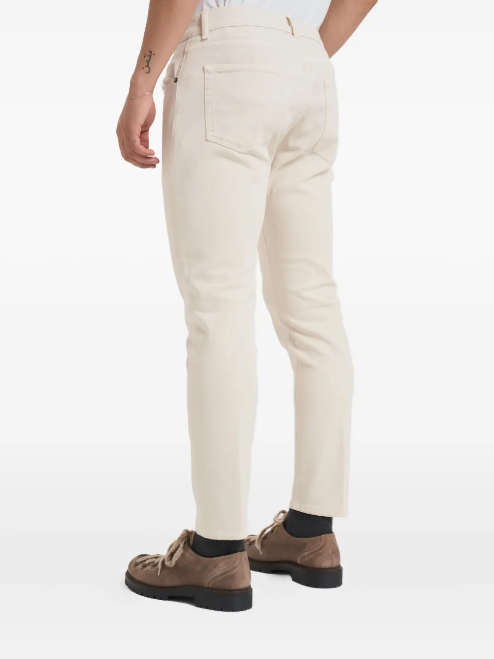 DONDUP Jeans met knopen Beige