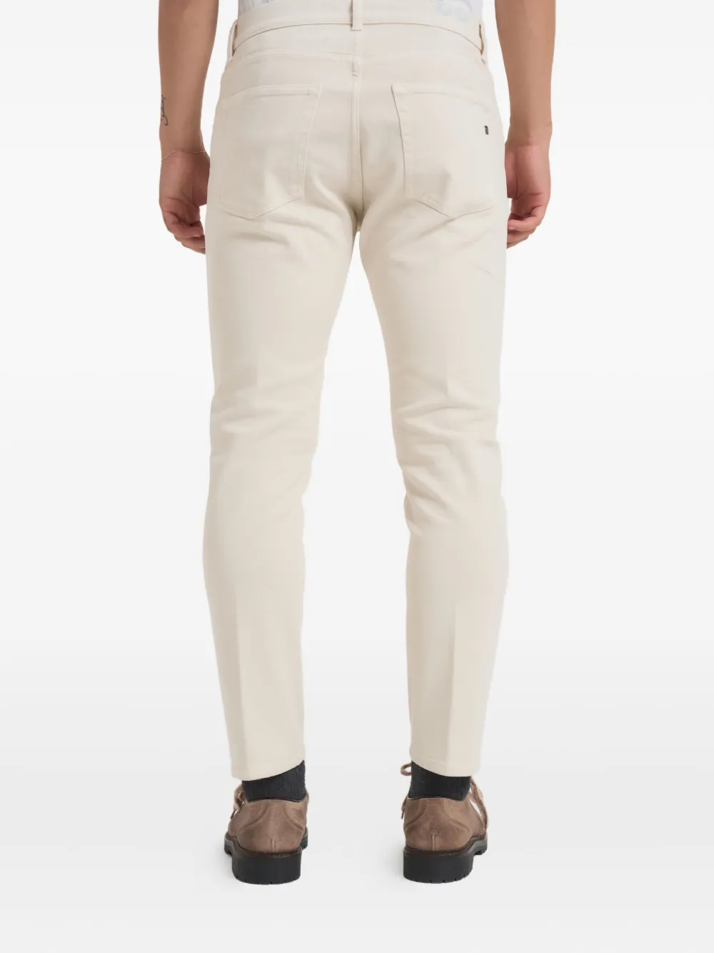 DONDUP Jeans met knopen Beige