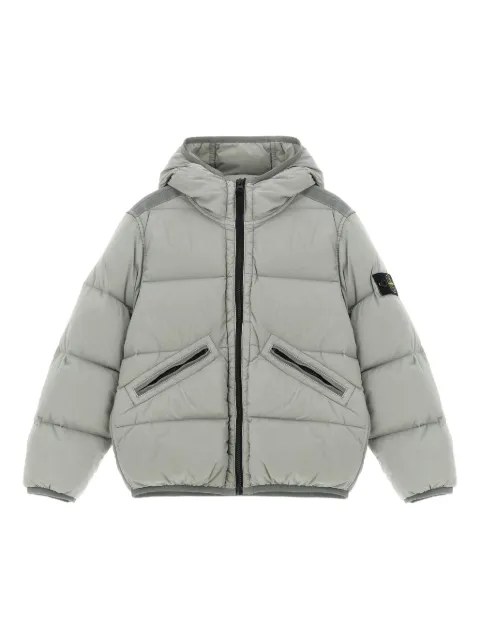 Stone Island Junior hooded padded jacket
