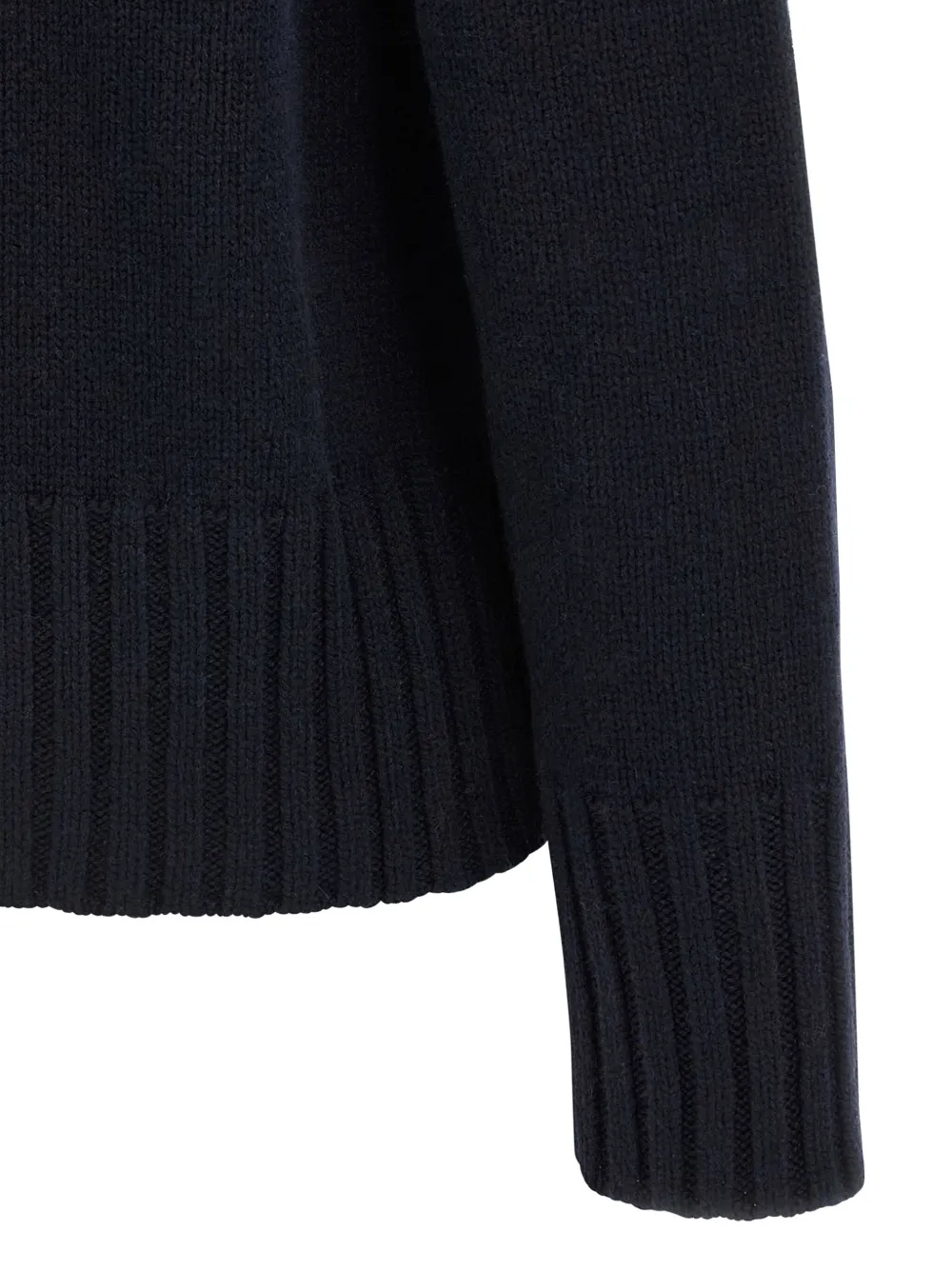Max Mara Turtleneck Sweater In Black