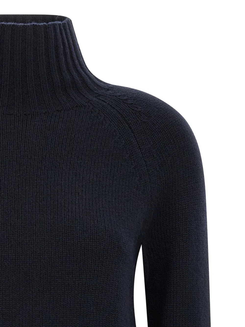 Max Mara Turtleneck Sweater In Black