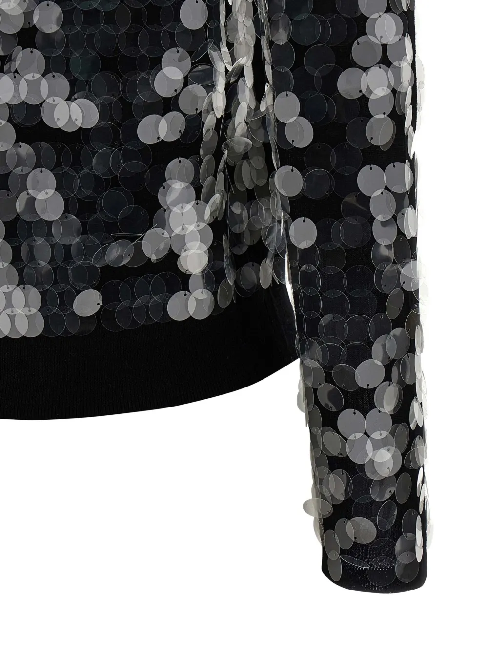 Max Mara Necton Sequin-embellished Cardigan In Black