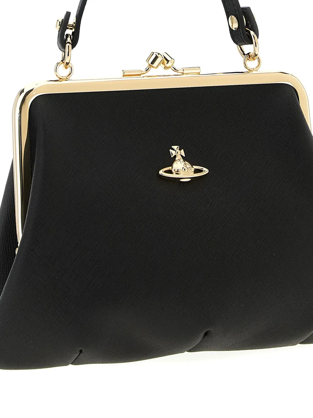 Vivienne Westwood Granny Frame Tote Bag In Black