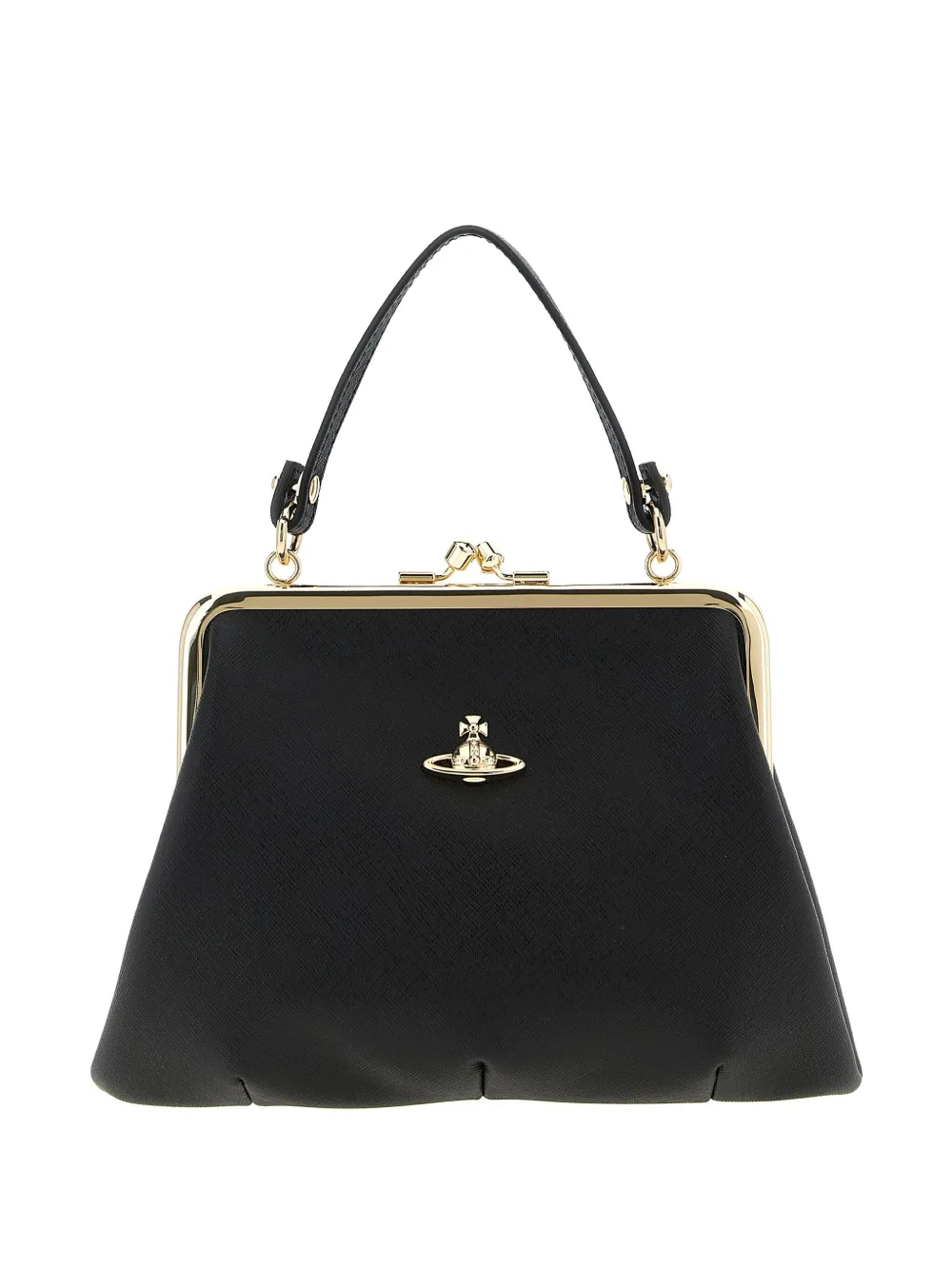 Vivienne Westwood Granny Frame Tote Bag In Black