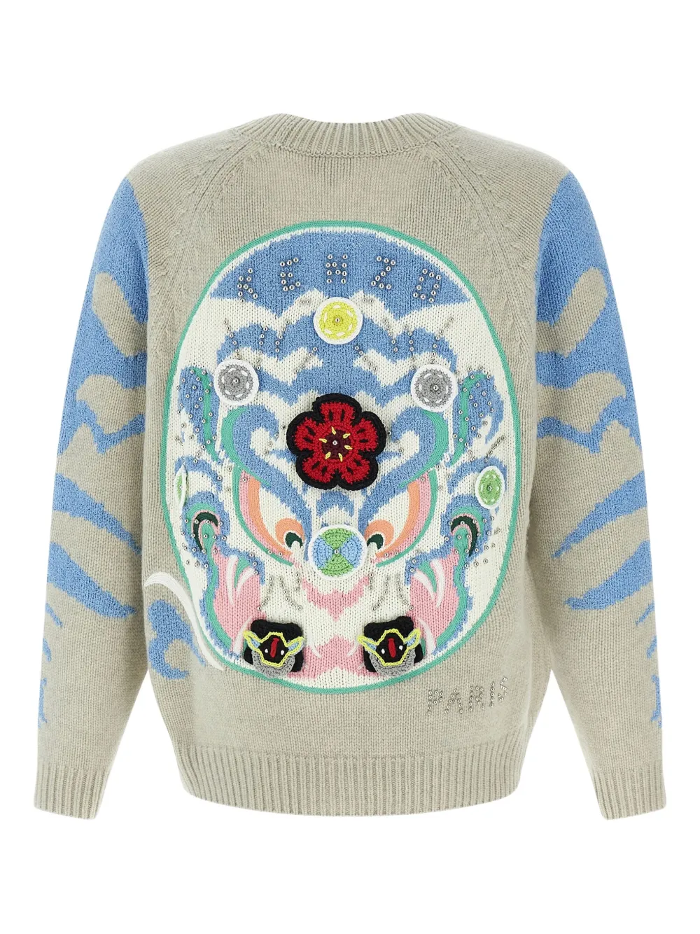 Kenzo Pachinko Cardigan In Gray