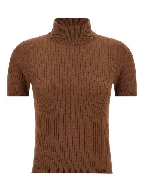 Max Mara ribbed high-neck top