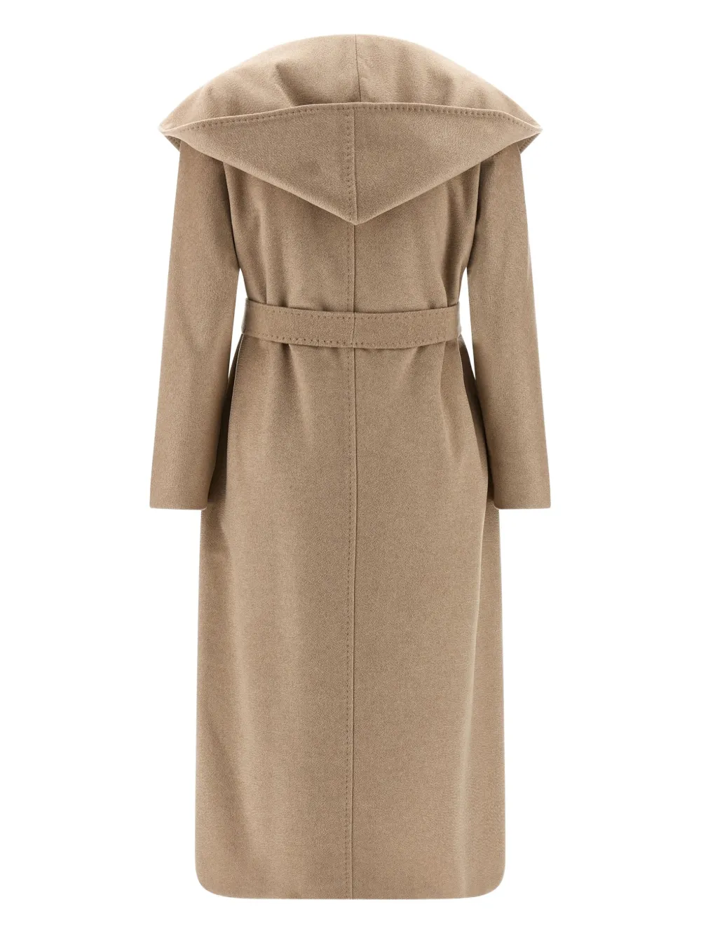 Max Mara hooded knotted coat - Beige