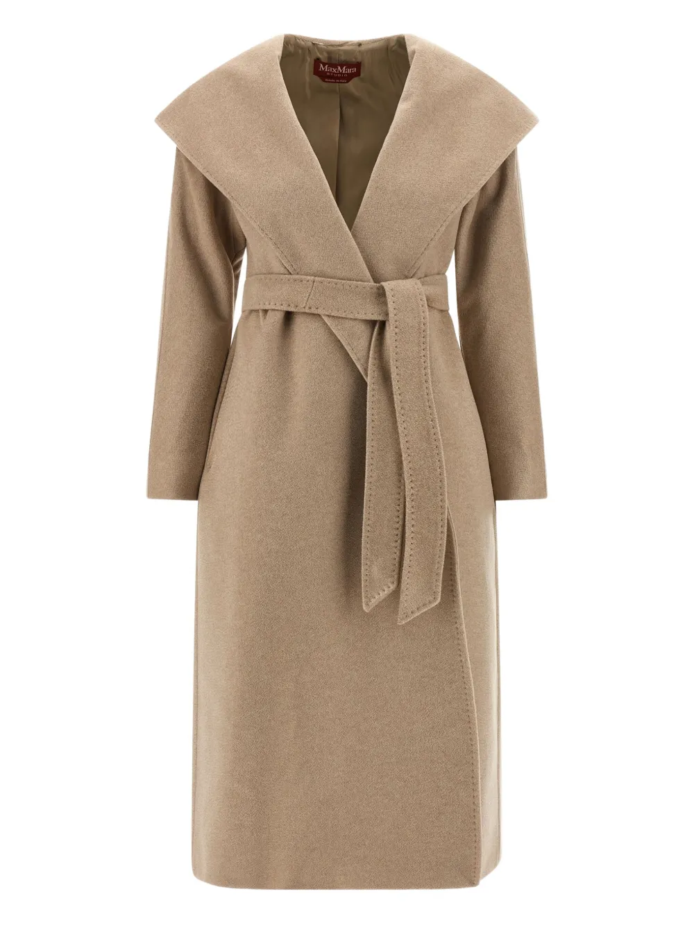 Max Mara abrigo tejido con capucha | neutro | Image 1