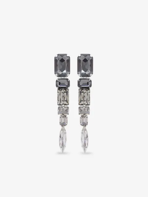 AREA crystal drop earrings