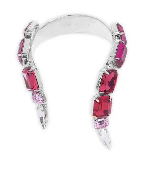 AREA brazalete cruzado con cristales