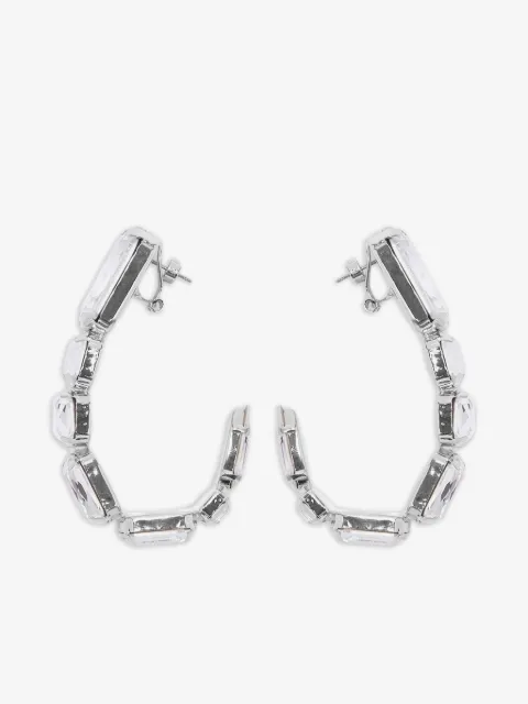 AREA crystal wrap earrings