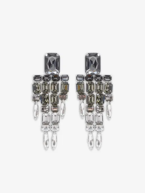 AREA crystal chandelier earrings