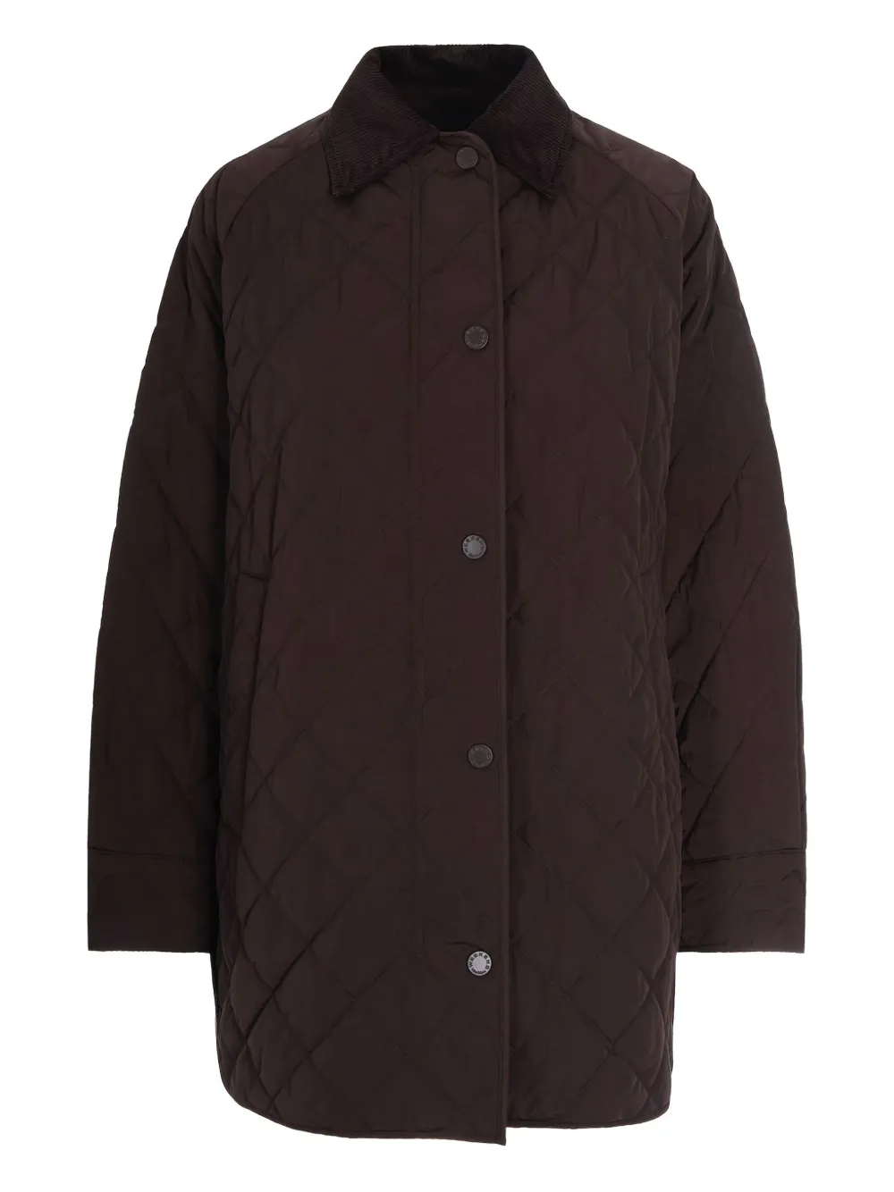 Max Mara quilted buttoned jacket | Brown | Image 1