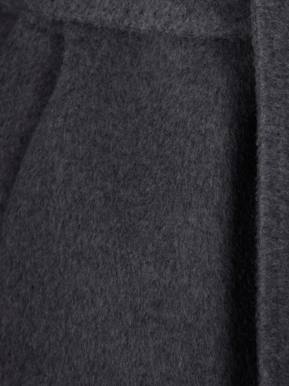 Max Mara Belted Coat In Gray