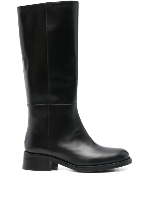 L Arianna panelled leather boots