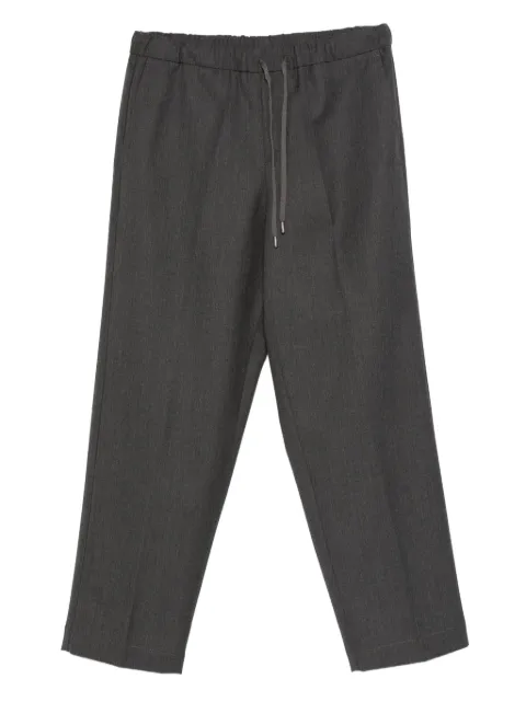 Costumein drawstring-waist wool trousers