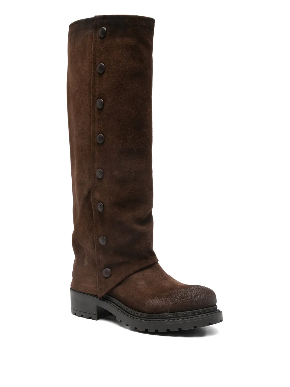 Metisse 40mm button detail boots Bruin