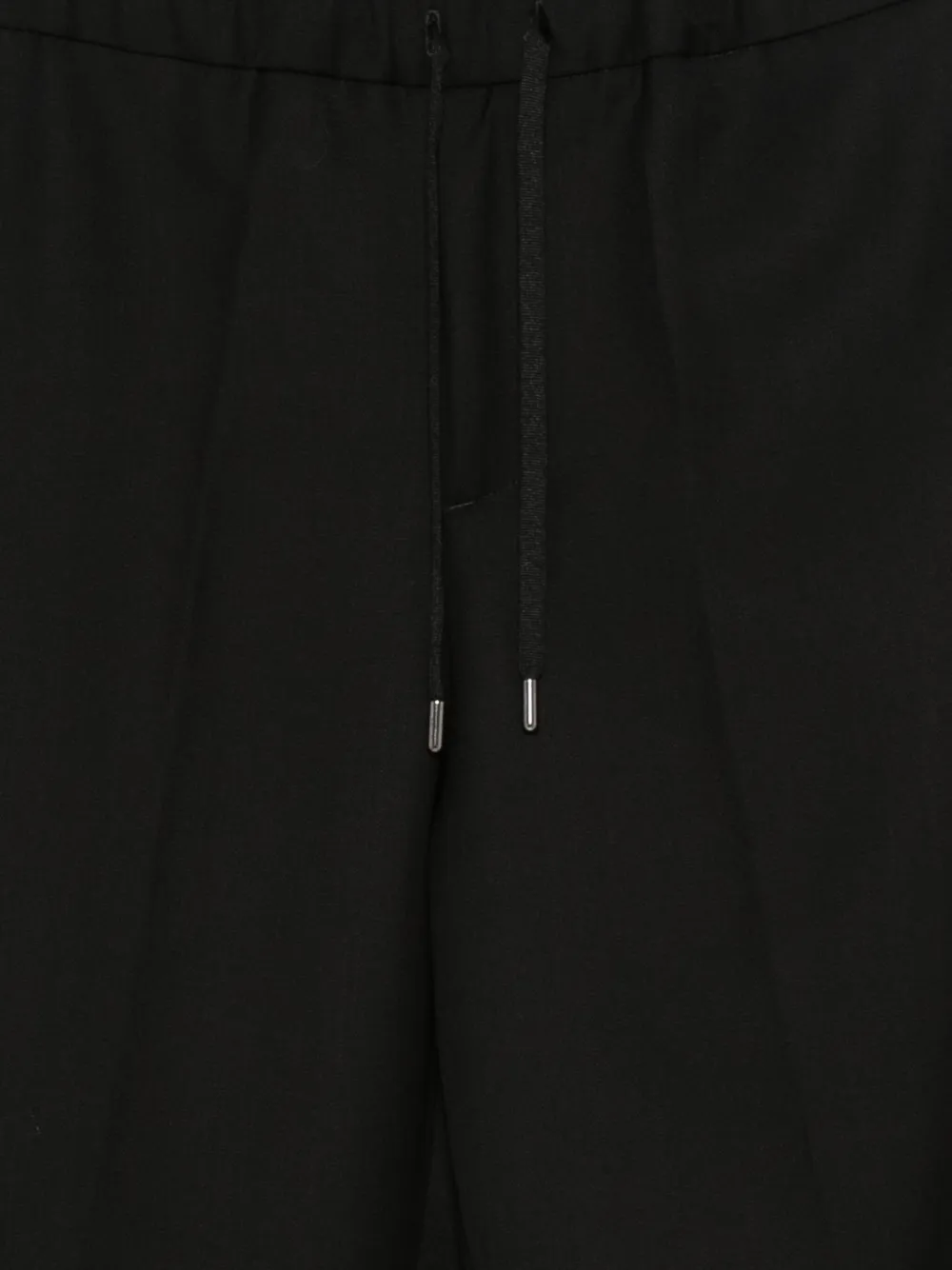 Costumein Broek met trekkoordtaille Zwart