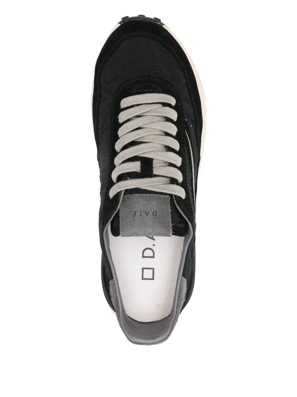 D.A.T.E. Sneakers met vlakken Zwart