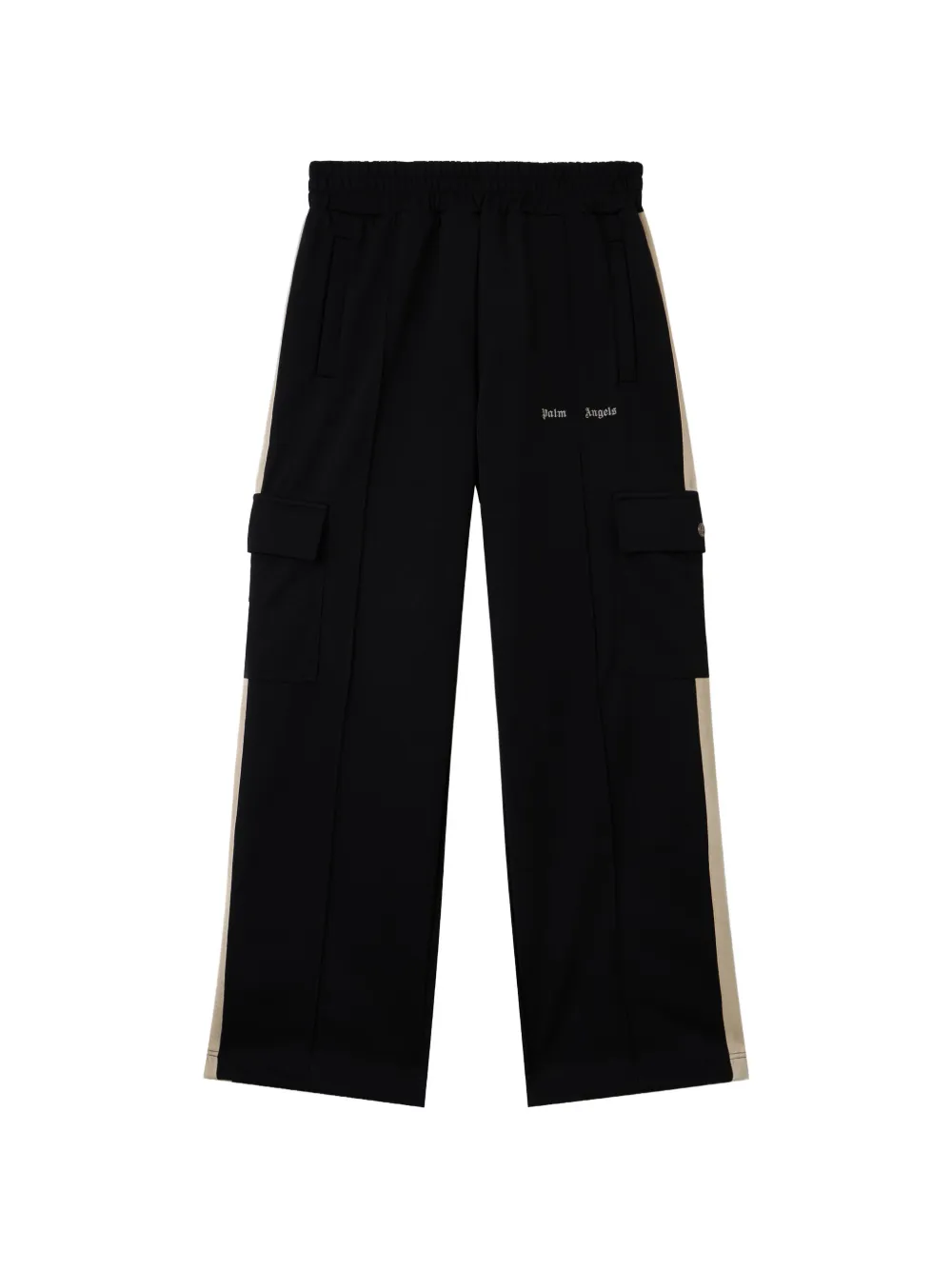 Palm Angels Cargo broek met streepdetail Zwart