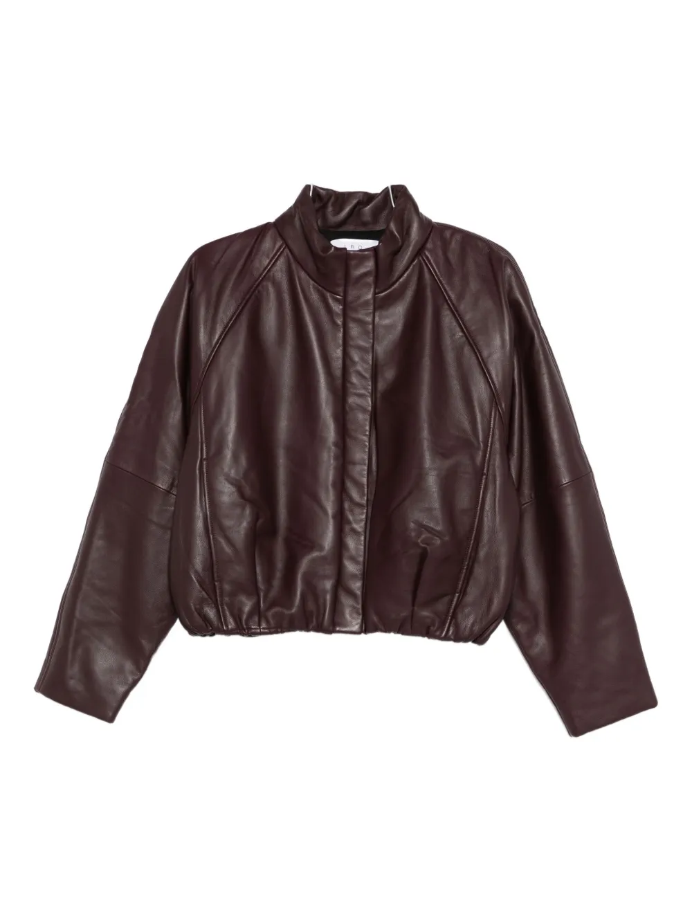 Iro Raglan-sleeve Leather Jacket In Brown
